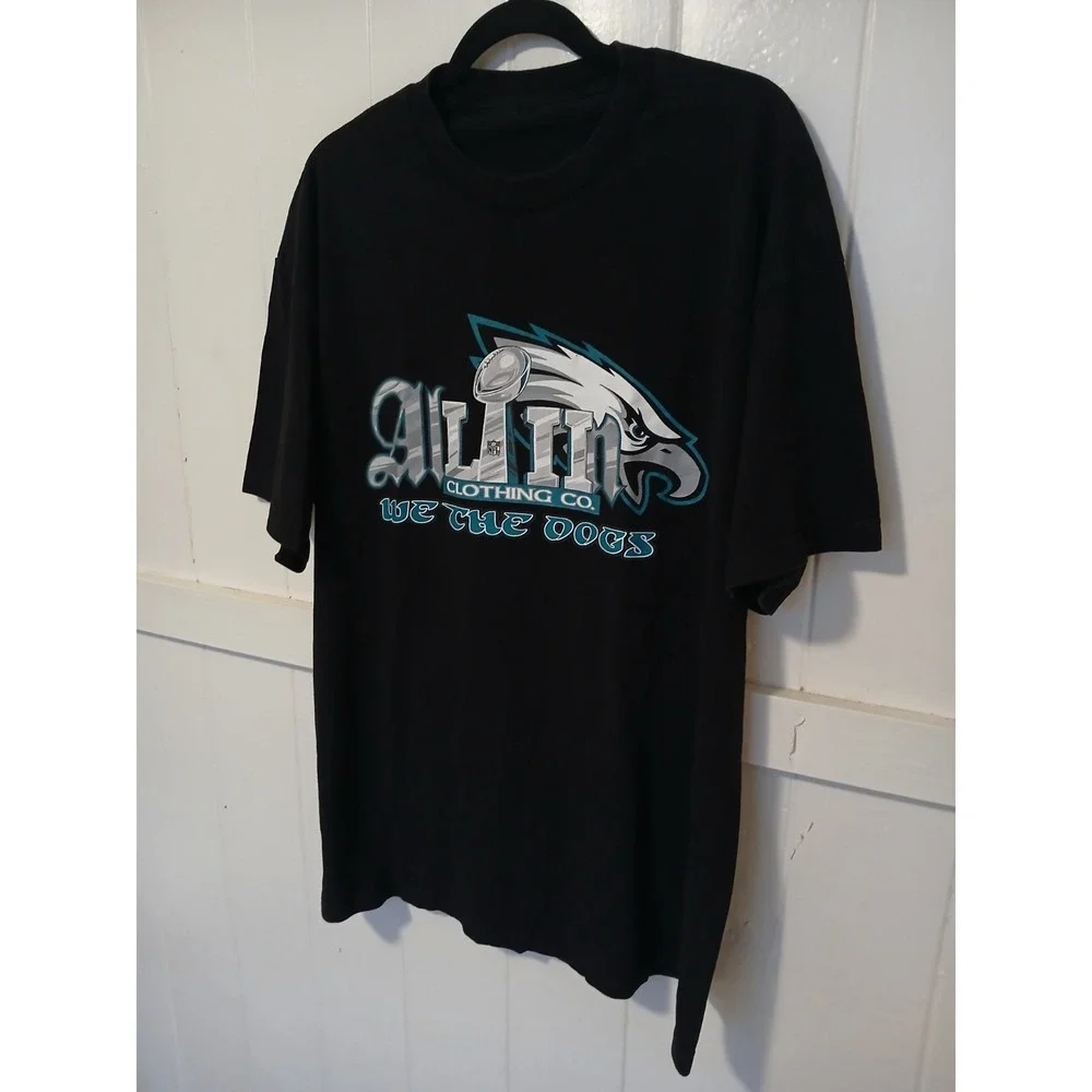Philadelphia Eagles Super Bowl 52 Shirt Men's XL Black Hawaii ALL IN Clothing